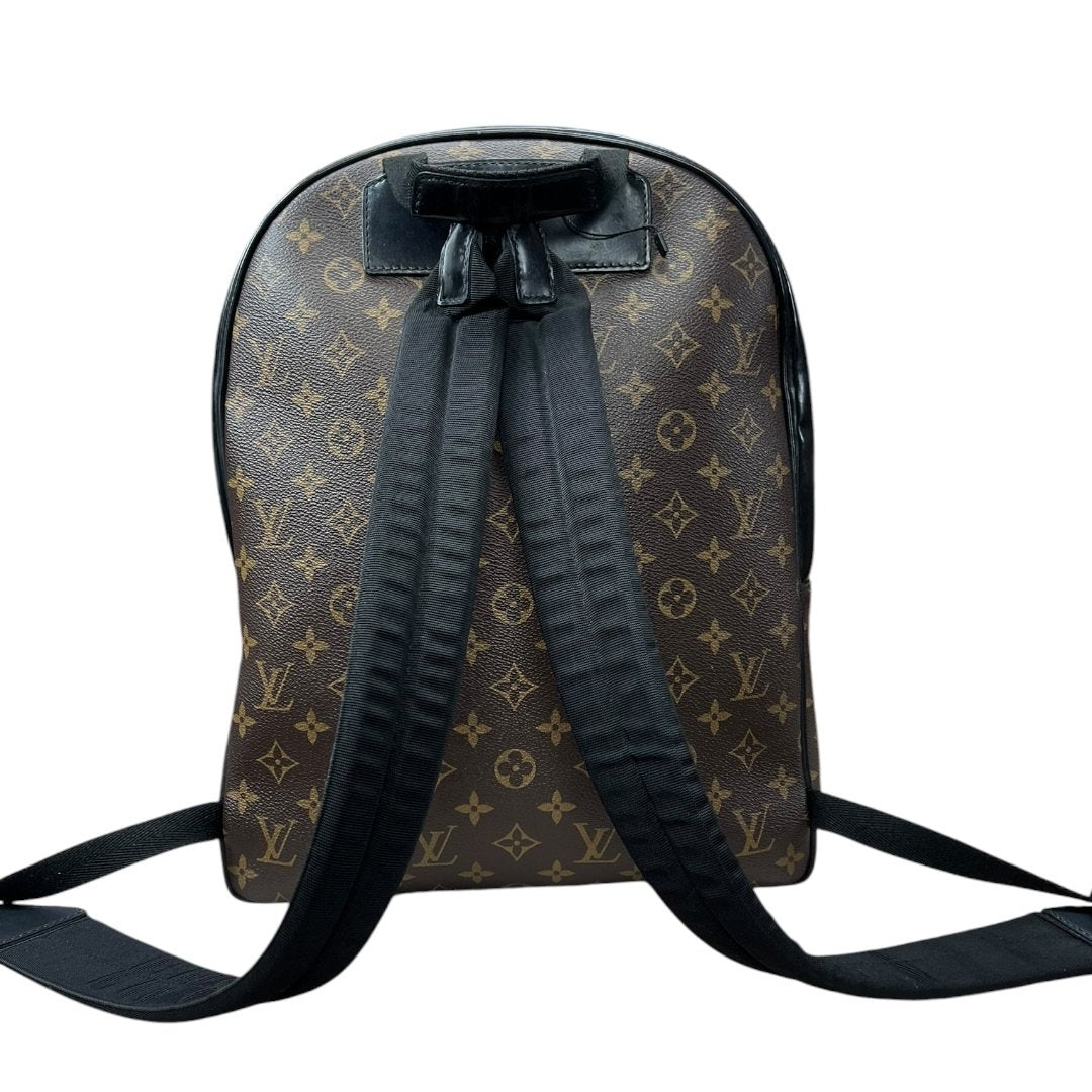 LOUIS VUITTON Monogram Canvas Bosphore Backpack Backpack Brown, Black Silver Hardware NJ154