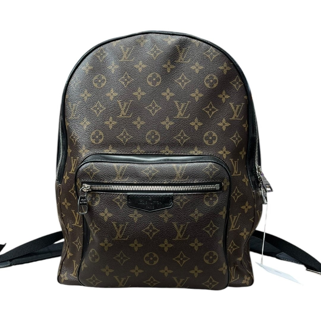 LOUIS VUITTON Monogram Canvas Bosphore Backpack Backpack Brown, Black Silver Hardware NJ154