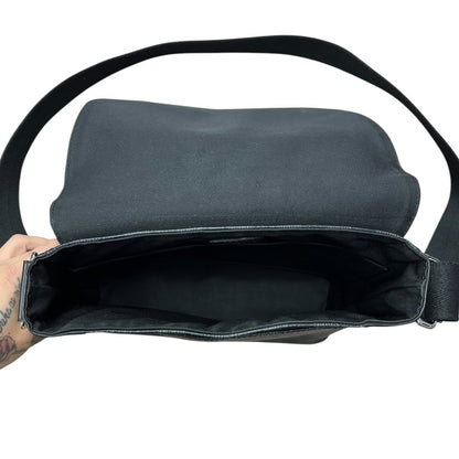 LOUIS VUITTON Damier Graphite District PM Shoulder Bag Black, Grey Silver Hardware NJ126