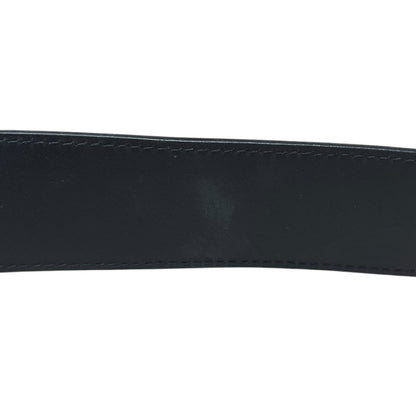 LOUIS VUITTON Monogram LV Initiales 40mm Belt Belt Brown / Black Silver Hardware NJ144