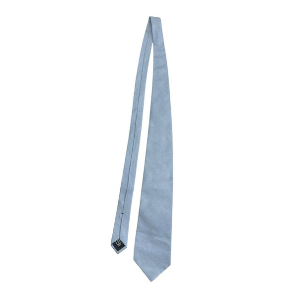 GUCCI Silk GG Crest Geometric Pattern Tie Light Grey TK69