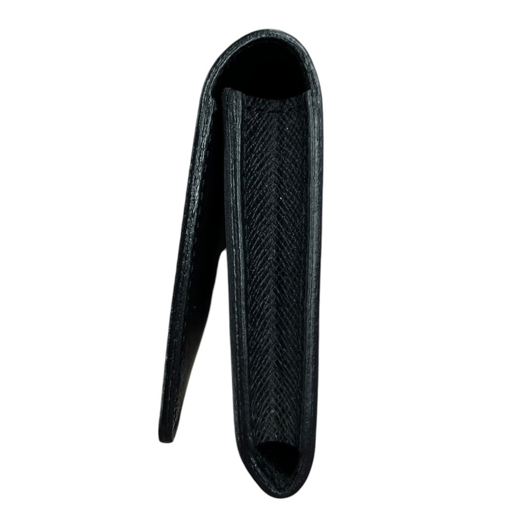 LOUIS VUITTON Epi Card Holder Wallet Black None TK68
