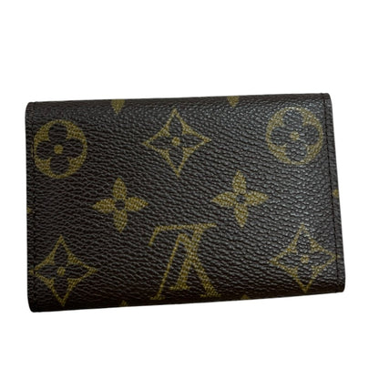 LOUIS VUITTON Monogram 6 Key Holder Key Holder Brown Gold Hardware TK78