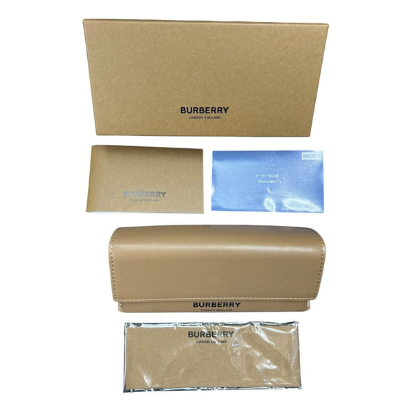 BURBERRY Metal, Acetate B 3136-D Gold, Brown, Multicolor Gold-tone Metal Hardware NJ175