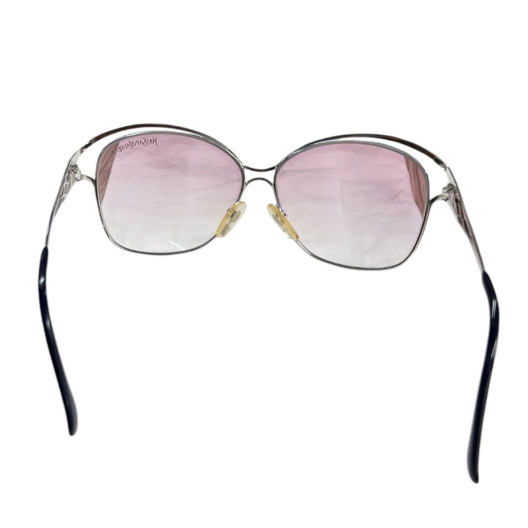YVES SAINT LAURENT Metal, Plastic 31-4604 Silver, Pink, Black Silver-tone Hardware NJ170