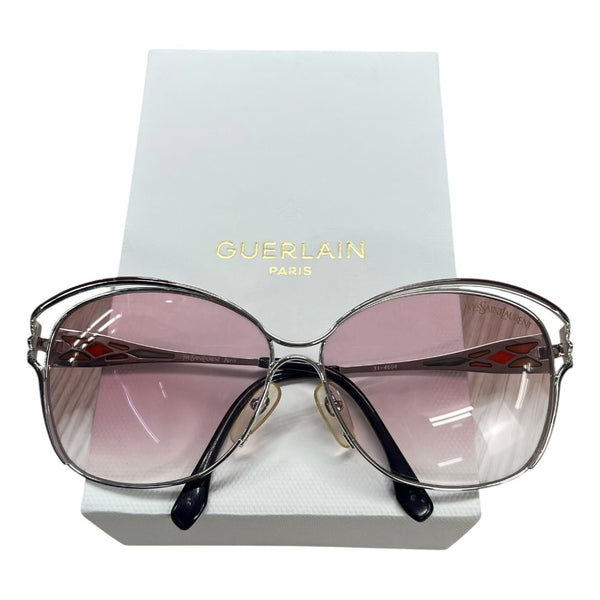 YVES SAINT LAURENT Metal, Plastic 31-4604 Silver, Pink, Black Silver-tone Hardware NJ170