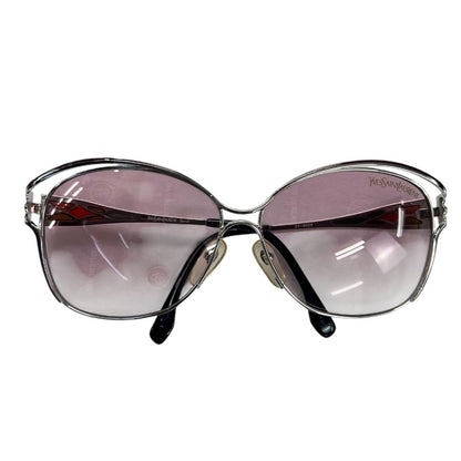 YVES SAINT LAURENT Metal, Plastic 31-4604 Silver, Pink, Black Silver-tone Hardware NJ170