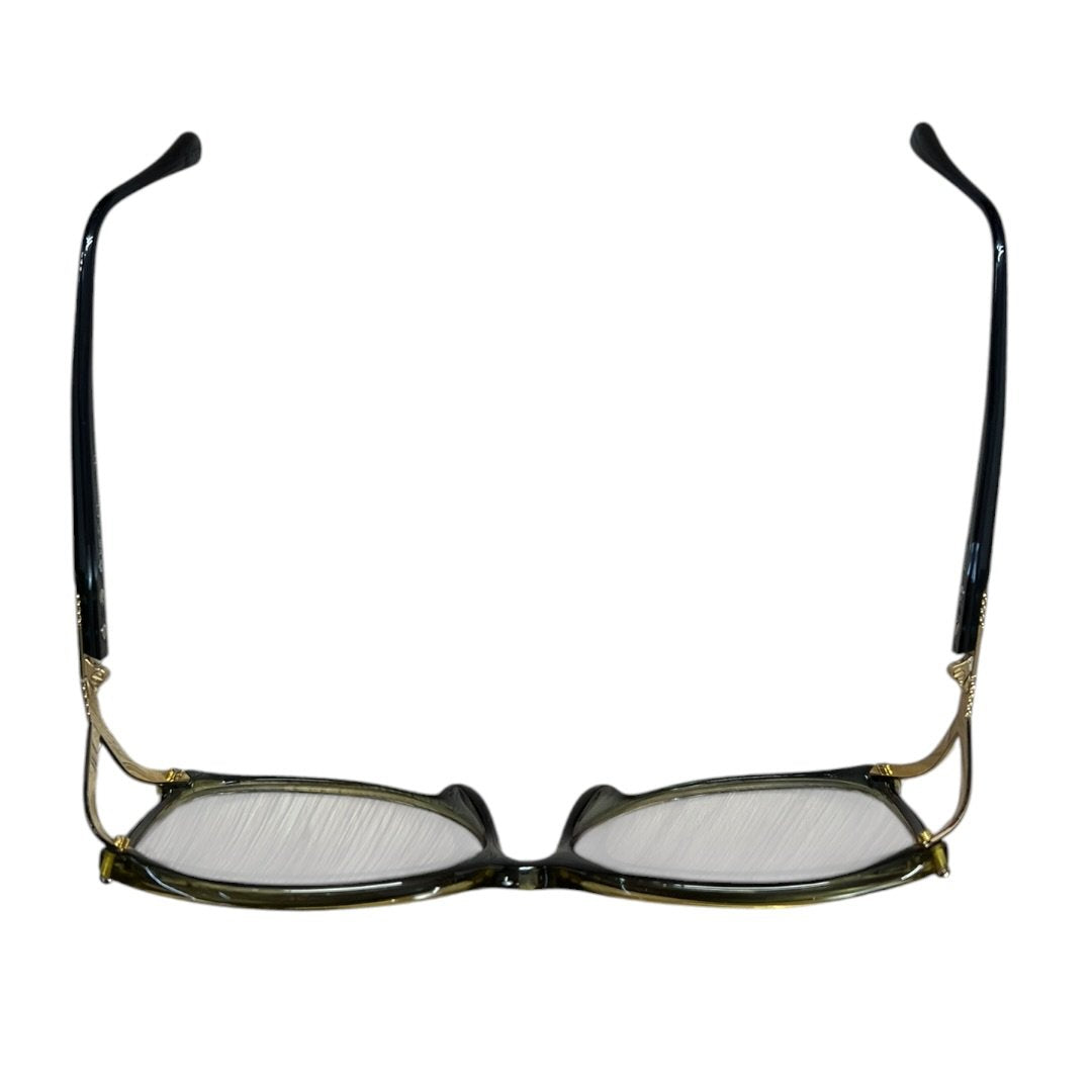 CHRISTIAN DIOR Optyl, Metal 2496A 51 Dark Green, Gold-tone Gold Hardware NJ169