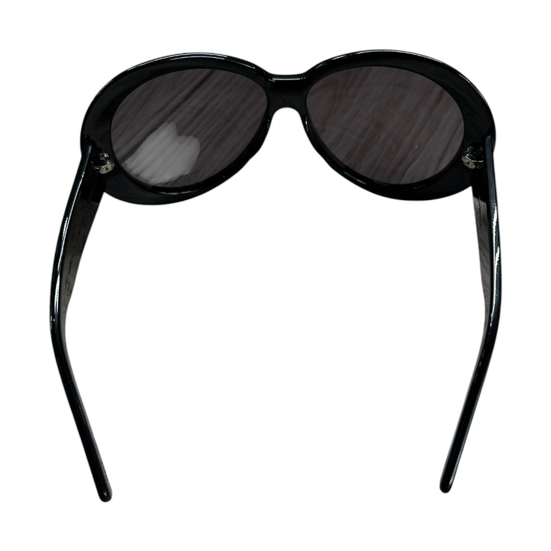 BOTTEGA VENETA Acetate BV 128 01F Black Silver Hardware NJ173