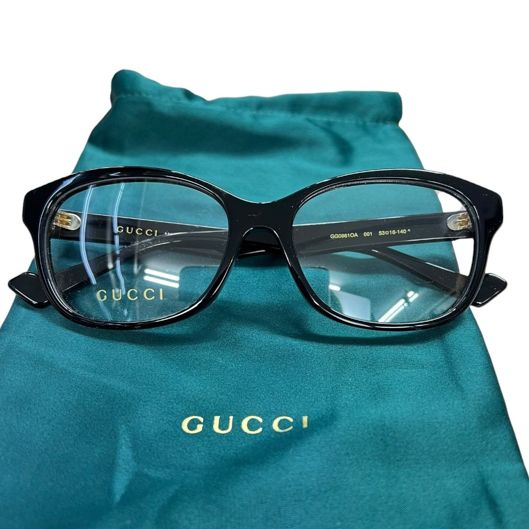 GUCCI Acetate GG0961OA Black Gold Hardware NJ171