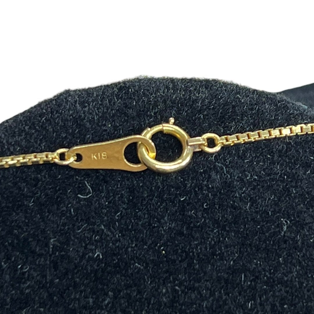 UNBRANDED Accessory 18K Gold Box Chain Necklace Gold Gold Hardware je78