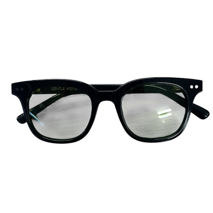 GENTLE MONSTER Acetate South Side Sunglasses Black, Green Gold-tone Hardware JU222