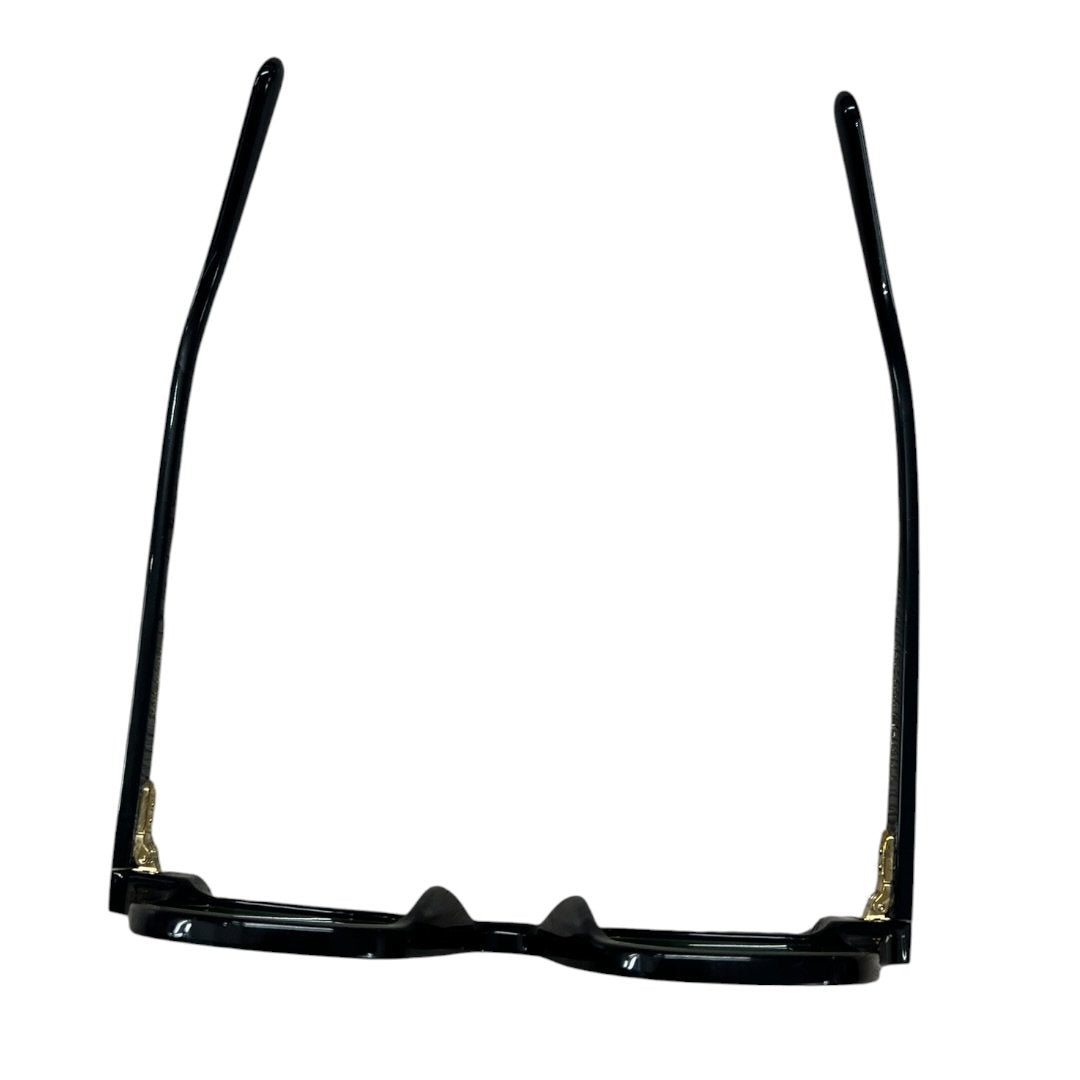 GENTLE MONSTER Acetate South Side Sunglasses Black, Green Gold-tone Hardware JU222