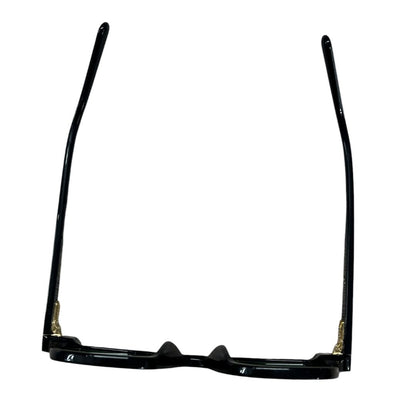 GENTLE MONSTER Acetate South Side Sunglasses Black, Green Gold-tone Hardware JU222