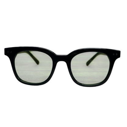 GENTLE MONSTER Acetate South Side Sunglasses Black, Green Gold-tone Hardware JU222