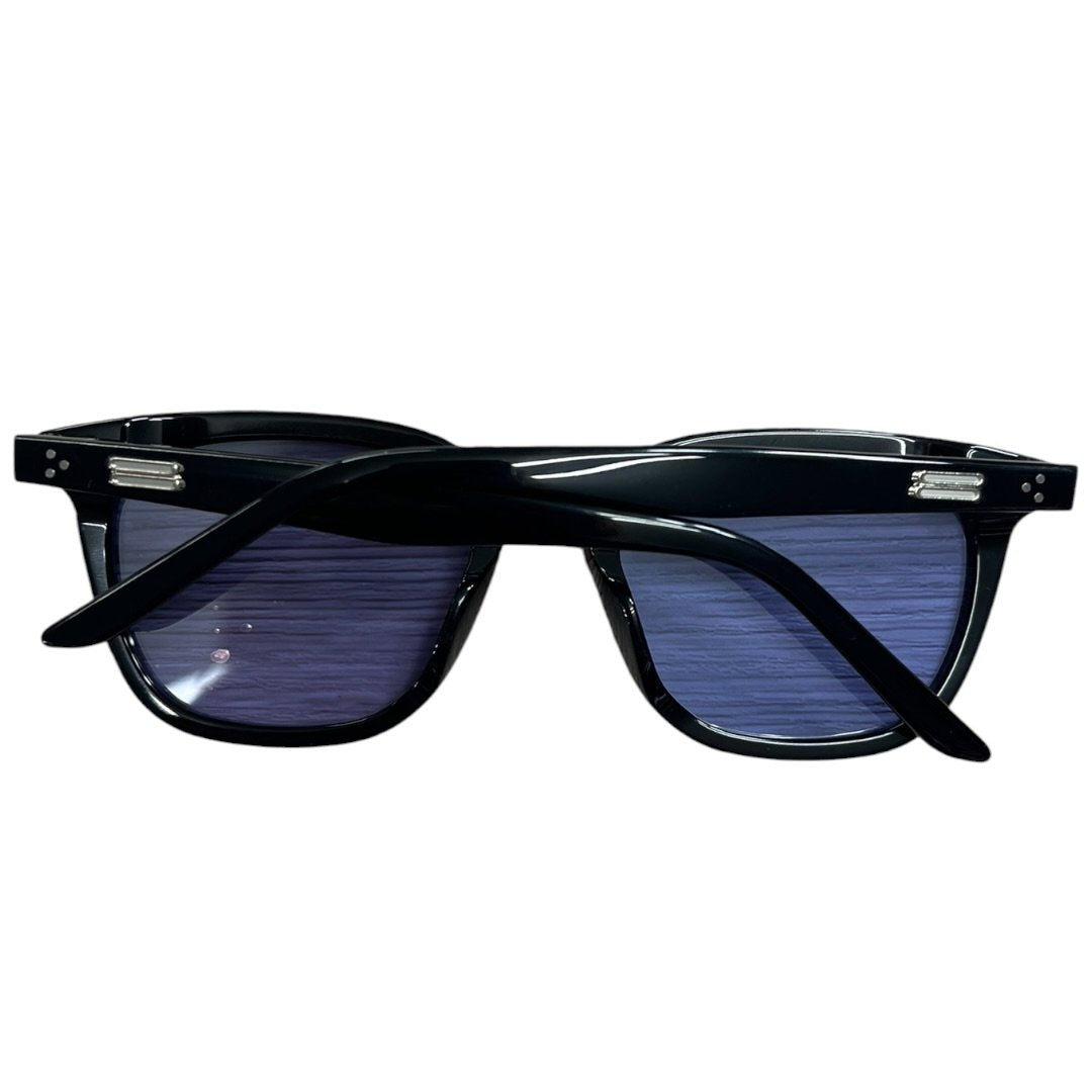 GENTLE MONSTER Acetate ALMA Sunglasses Black Silver Hardware JU221