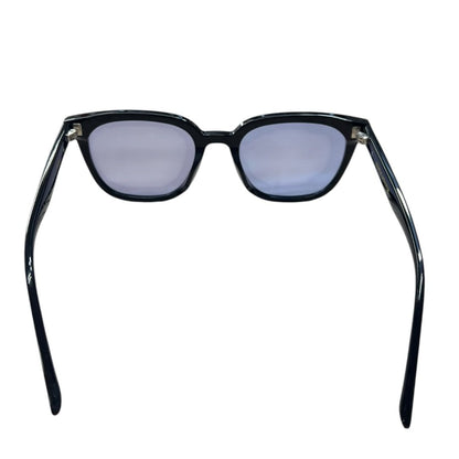 GENTLE MONSTER Acetate ALMA Sunglasses Black Silver Hardware JU221