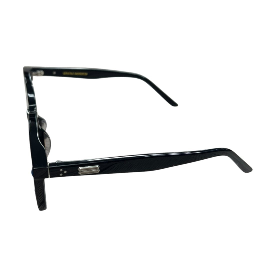 GENTLE MONSTER Acetate ALMA Sunglasses Black Silver Hardware JU221