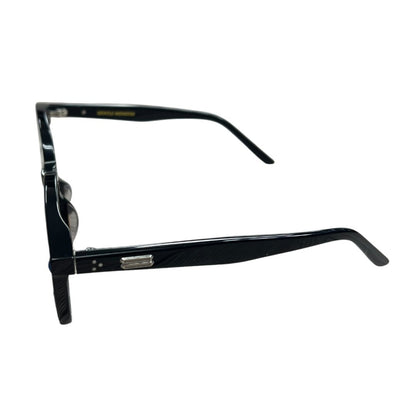 GENTLE MONSTER Acetate ALMA Sunglasses Black Silver Hardware JU221