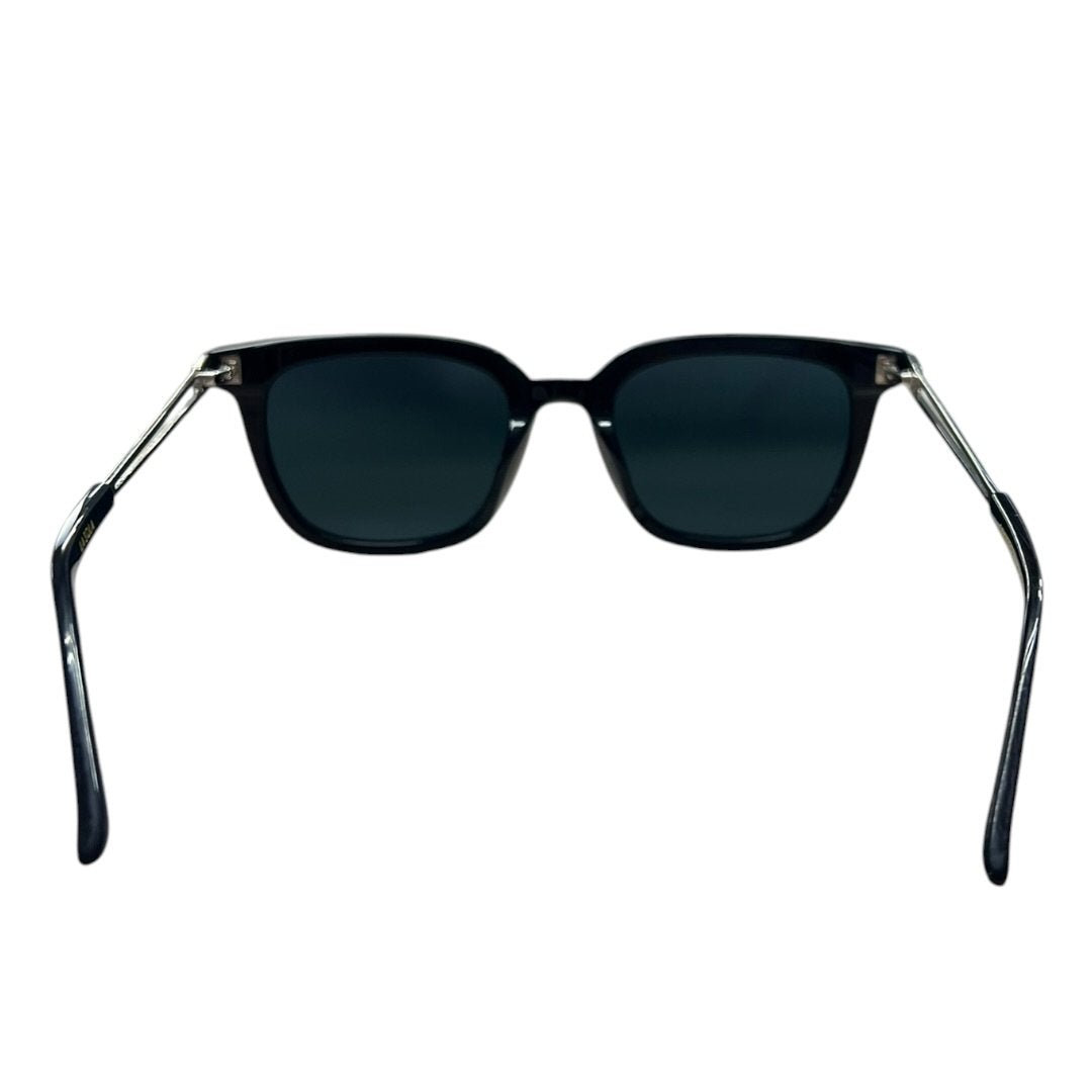 GENTLE MONSTER Acetate La Sola Sunglasses Black Silver Hardware JU220