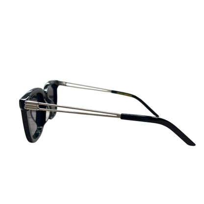 GENTLE MONSTER Acetate La Sola Sunglasses Black Silver Hardware JU220