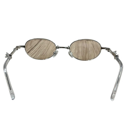 GENTLE MONSTER Metal Pico Sunglasses Silver / Brown Tint Silver Hardware JU223
