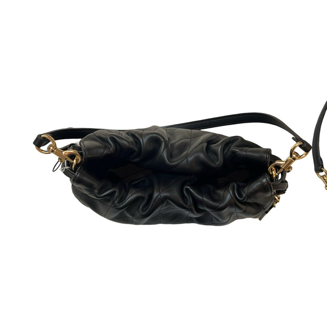 coach Leather Kira Crossbody Shoulder Bag Black Gold Hardware co34