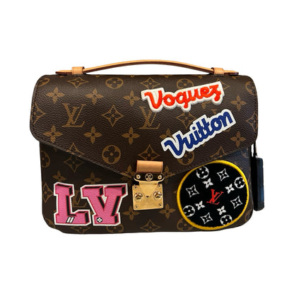 Louis Vuitton Monogram Canvas Pochette Métis Satchel/Shoulder Bag Brown, Multicolored Gold Hardware Lo2387