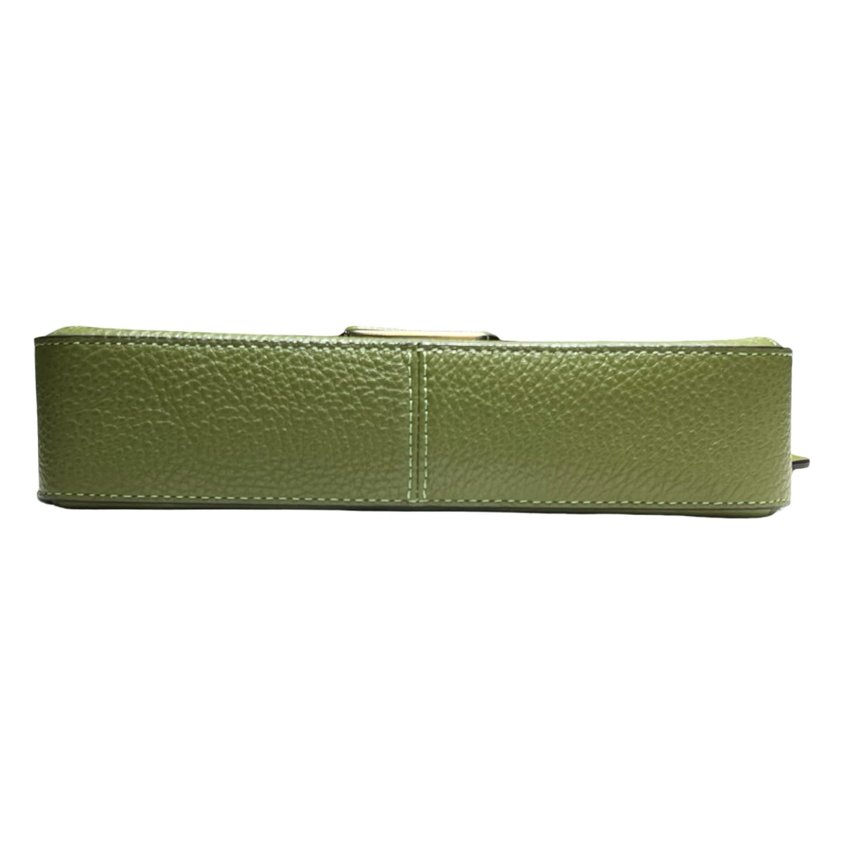 COACH Pebble Grain Cassie Crossbody 19 Shoulder Bag Green Gold Hardware Co82
