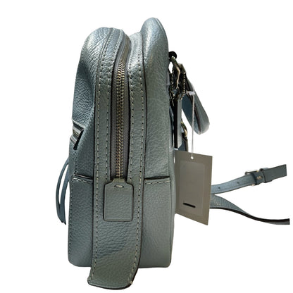 COACH Pebbled Leather Mini Backpack Backpack Light Blue Silver Hardware Co65