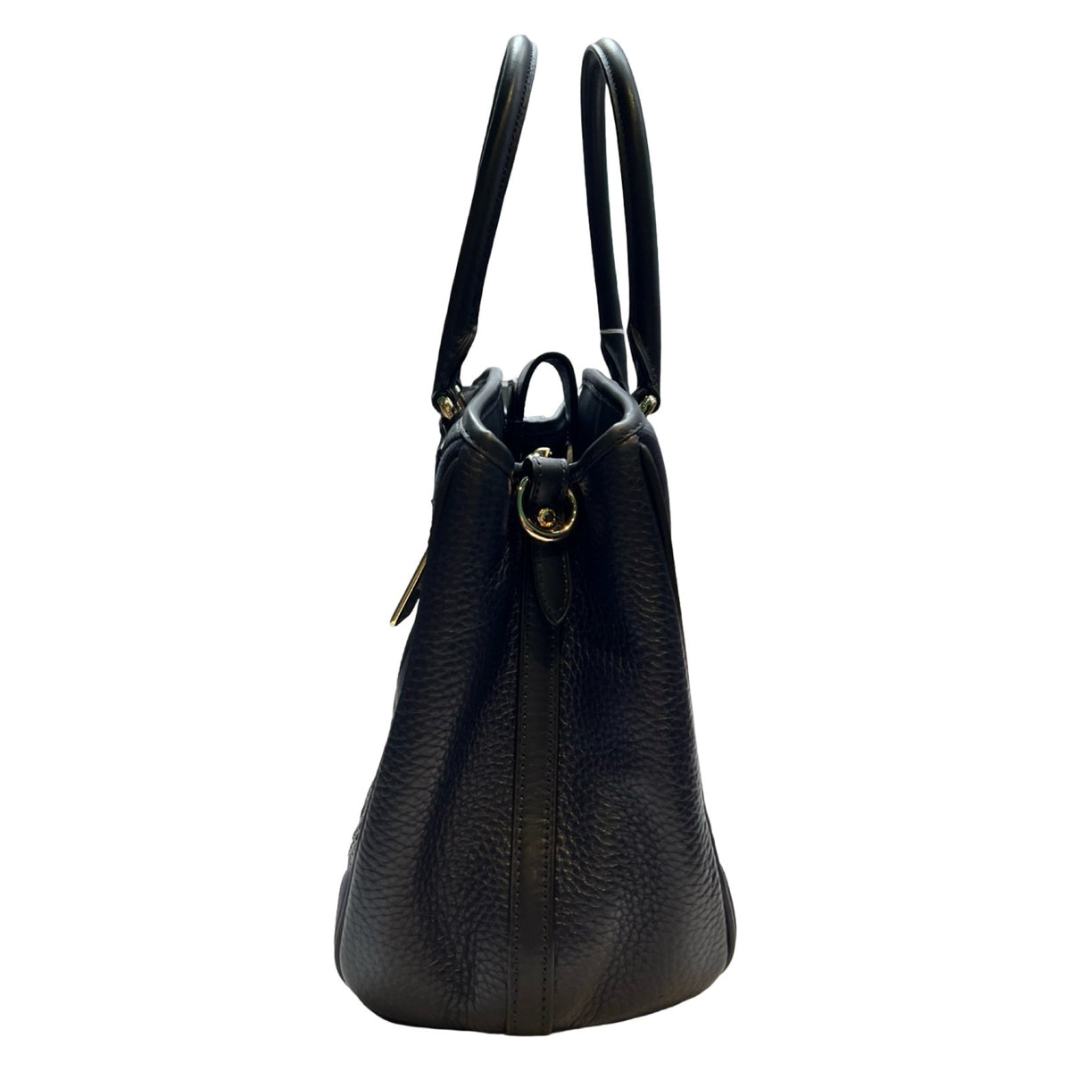 COACH Patchwork Leather & Suede Patchwork Satchel Handbag Handbag Navy Blue Gold Hardware Co64