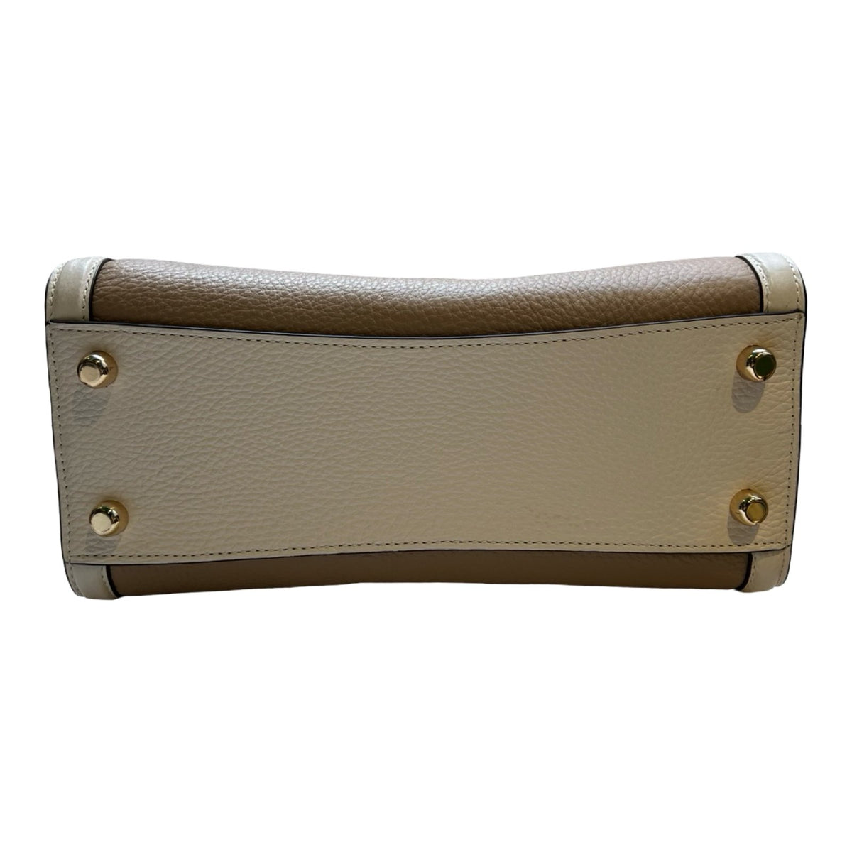 COACH Leather Willis Top Handle Handbag Tan, Beige, Brown Gold Hardware Co44
