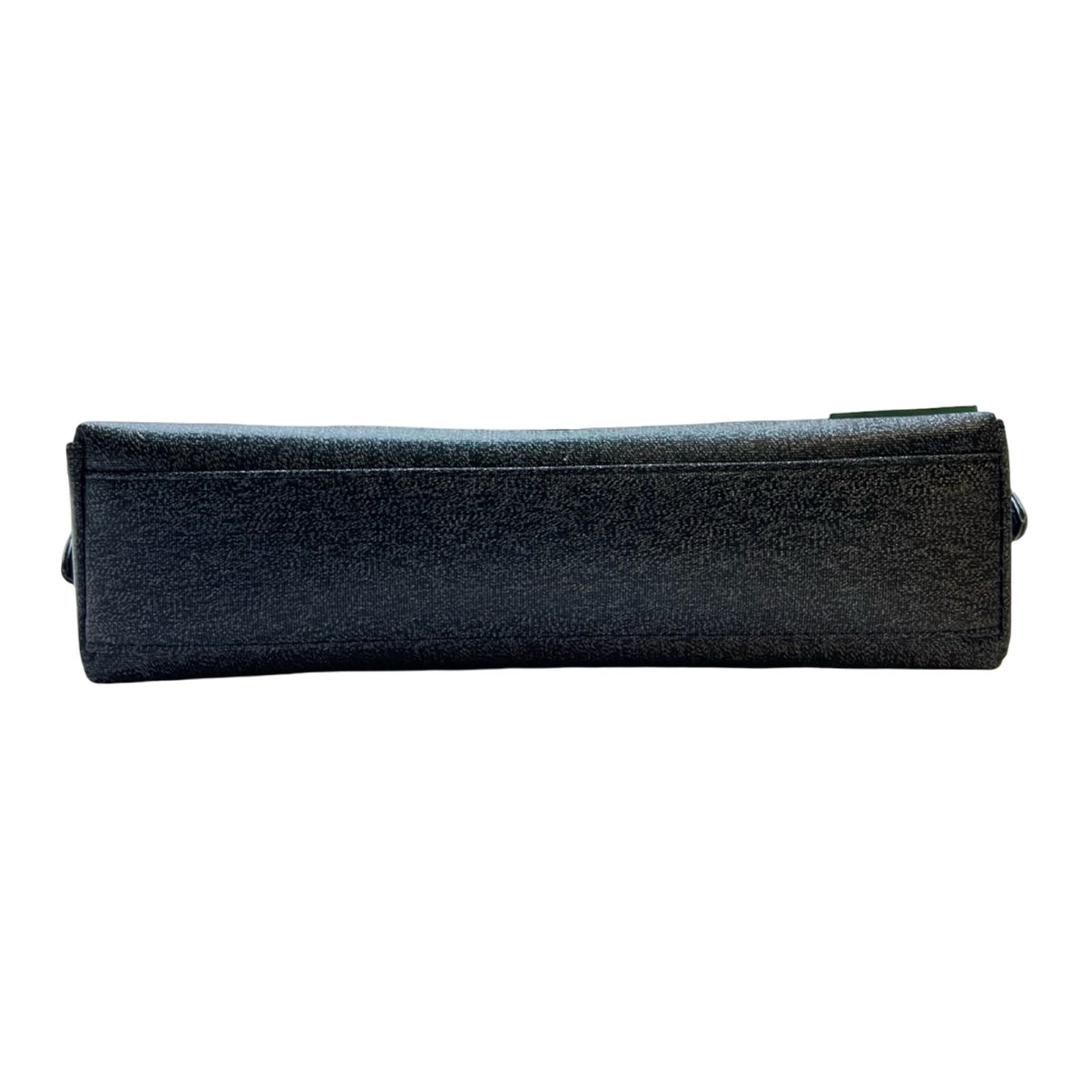 GIVENCHY Coated Canvas Unknown Shoulder Bag Black Silver Hardware GI45