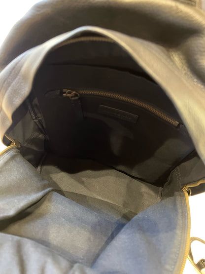 BURBERRY Leather, Canvas Backpack Backpack Black, Brown, Red, Beige Gold Hardware BU1233