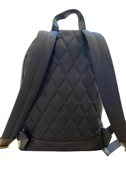 BURBERRY Leather, Canvas Backpack Backpack Black, Brown, Red, Beige Gold Hardware BU1233