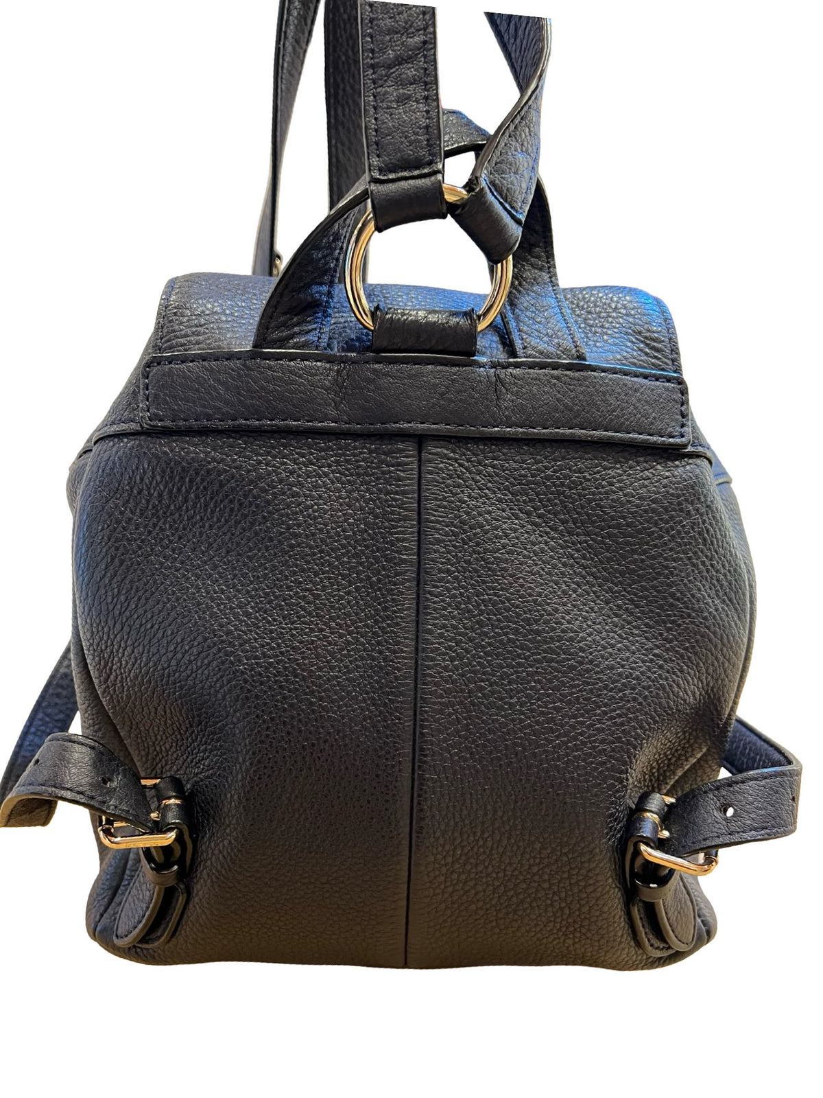 COACH Leather West Backpack Backpack Dark Blue Gold Hardware CO58