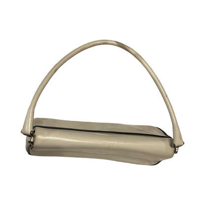 PRADA Leather Shoulder Bag Shoulder Bag White Silver Hardware PR220