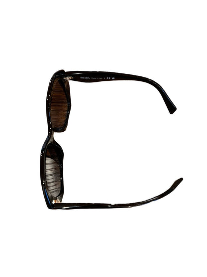 NJ Acetate SPR 16W-F Black (frame), Gradient Brown (lenses) Silver-tone Hardware Nj181