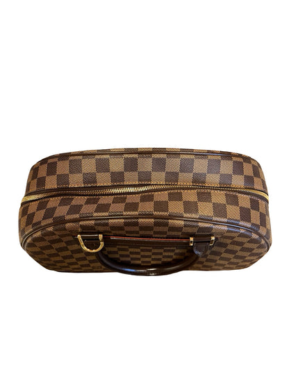 NJ Damier Ebene Nolita Handbag Brown Gold Hardware Nj191