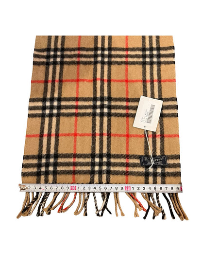 NJ Cashmere Classic Check Cashmere Scarf Beige, Black, Red, White Nj185