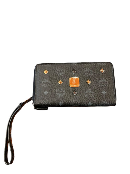 NJ Visetos Visetos Zip Around Wallet Wallet Black Mixed-tone Hardware Nj188
