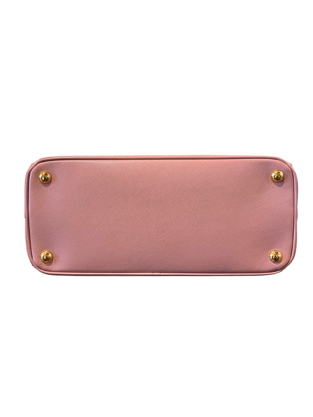 NJ Saffiano Galleria Bag Handbag Pink Gold Hardware Nj180