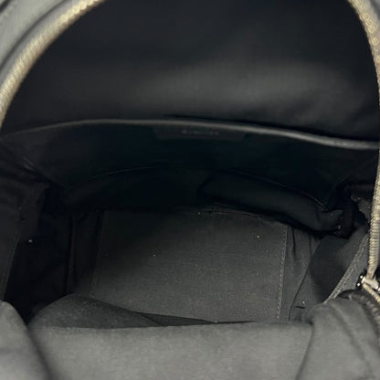 CHRISTIAN DIOR Oblique Canvas Rider Sling Backpack Sling Bag Blue, Beige, Black Silver Hardware Ch2207