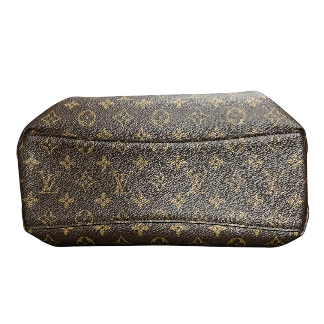 LOUIS VUITTON Monogram Turenne PM Handbag Monogram Brown, Natural Gold Hardware LO2294