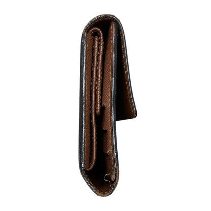 LOUIS VUITTON Monogram Portefeuille Sarah Wallet Brown Gold Hardware LO2174