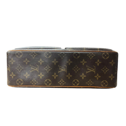 LOUIS VUITTON Monogram, Vachetta Sac Rabat Shoulder Bag Brown, Tan Gold Hardware Se1