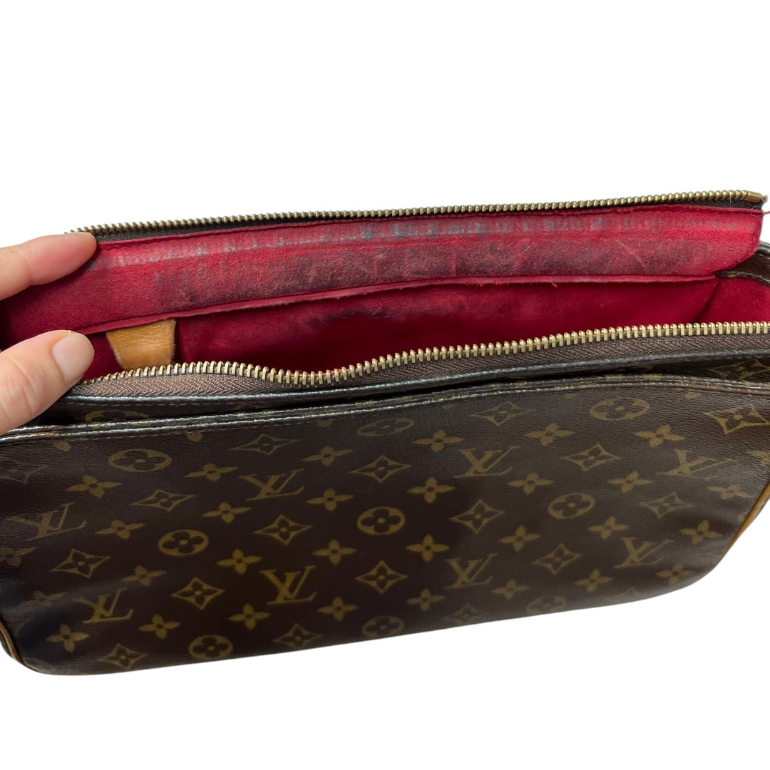 LOUIS VUITTON Monogram, Vachetta Sac Rabat Shoulder Bag Brown, Tan Gold Hardware Se1