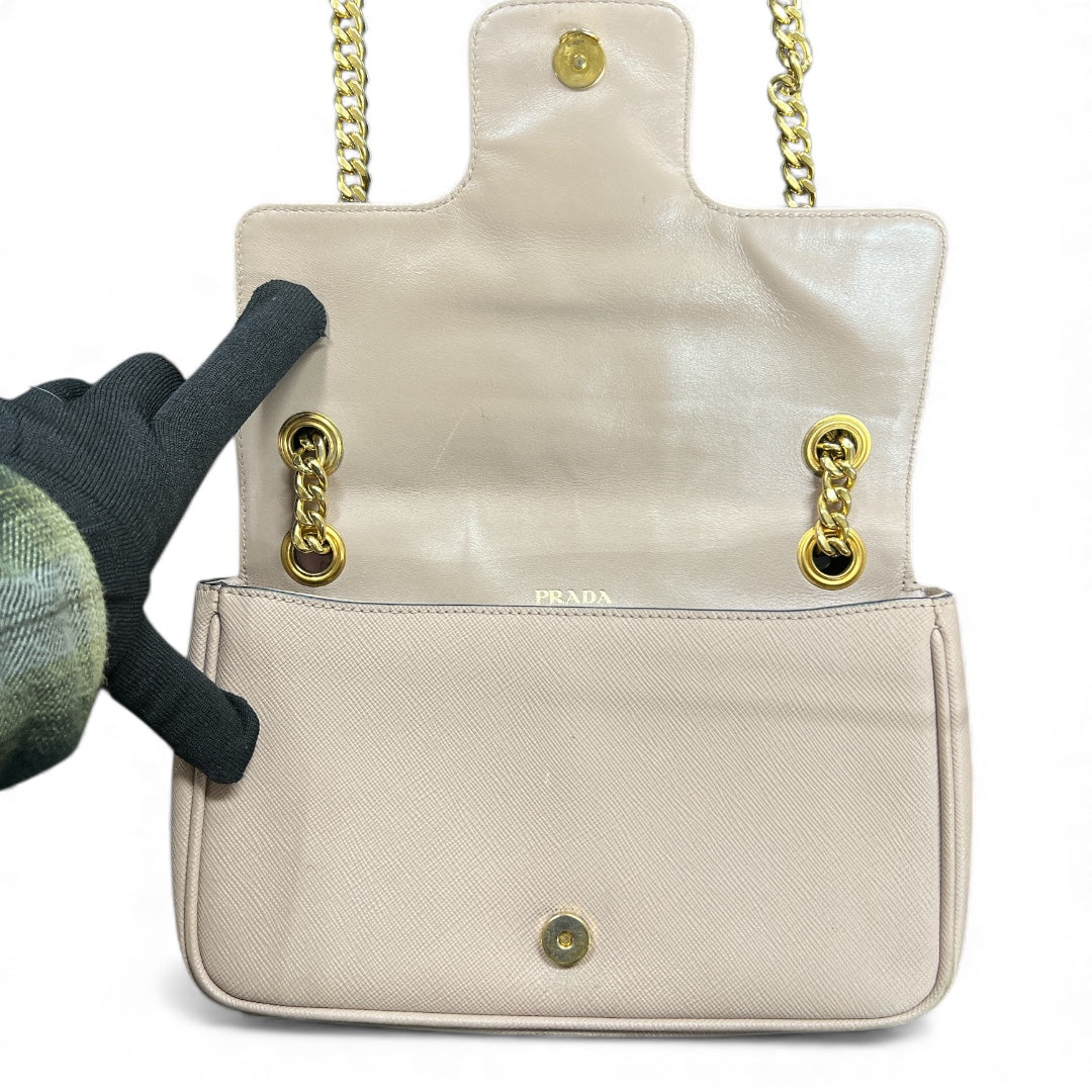 PRADA Saffiano Chain Shoulder Bag PR160