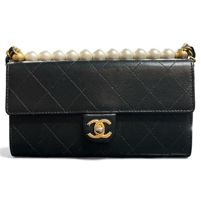CHANEL Matelasse Chain Wallet Shoulder Bag CH2034