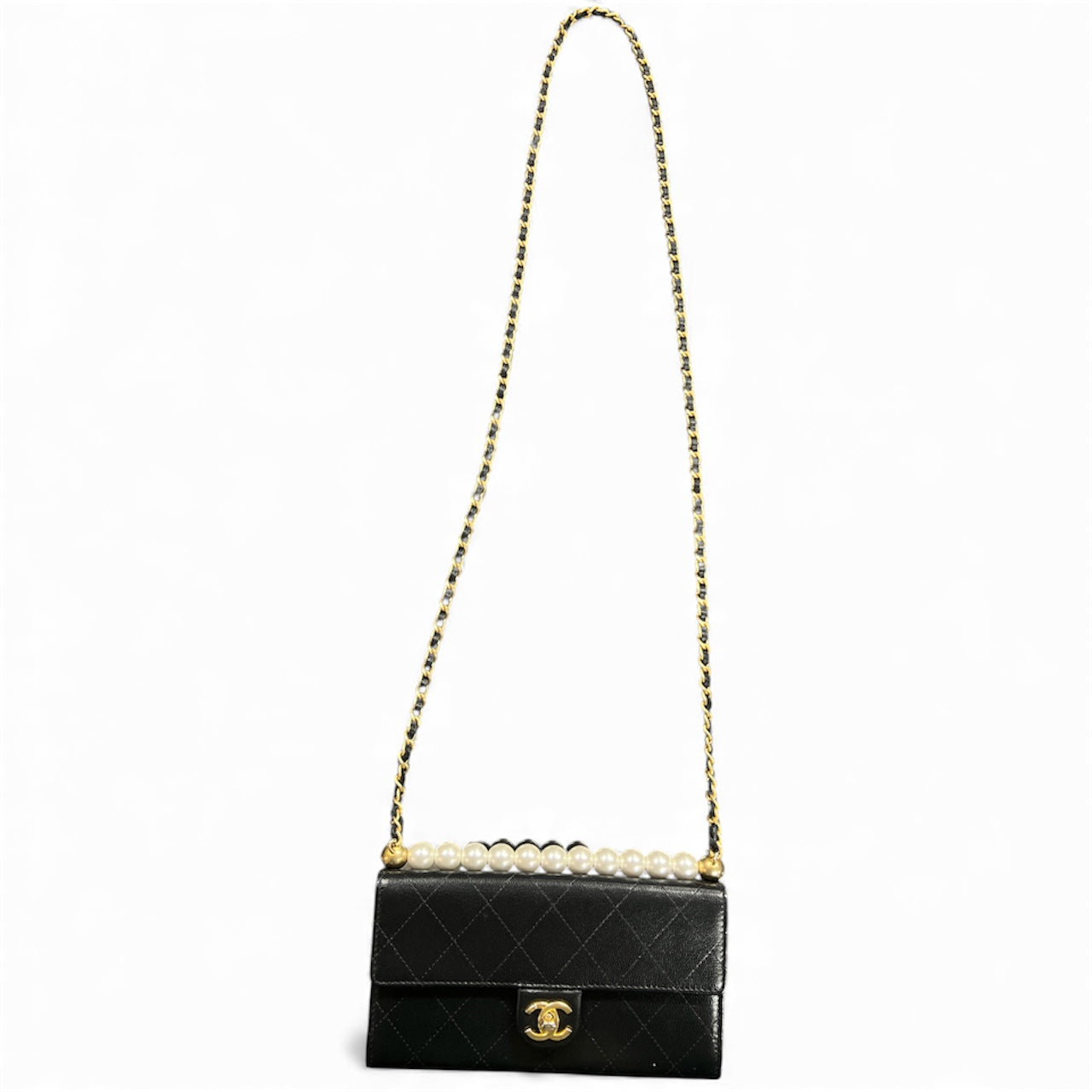 CHANEL Matelasse Chain Wallet Shoulder Bag CH2034